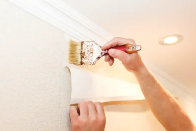 Pose de papier peint à Bouhey — revêtements muraux et toiles de verre